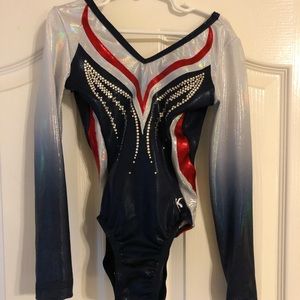 Gymnastics competition leotard